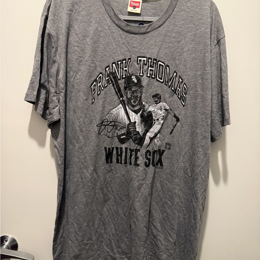 HOMAGE Gray Frank Thomas White Sox Graphic Tee